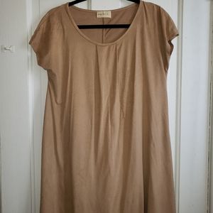 Enough About Me... Faux Suede Dress